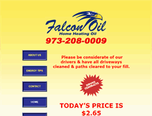 Tablet Screenshot of falconoil.net